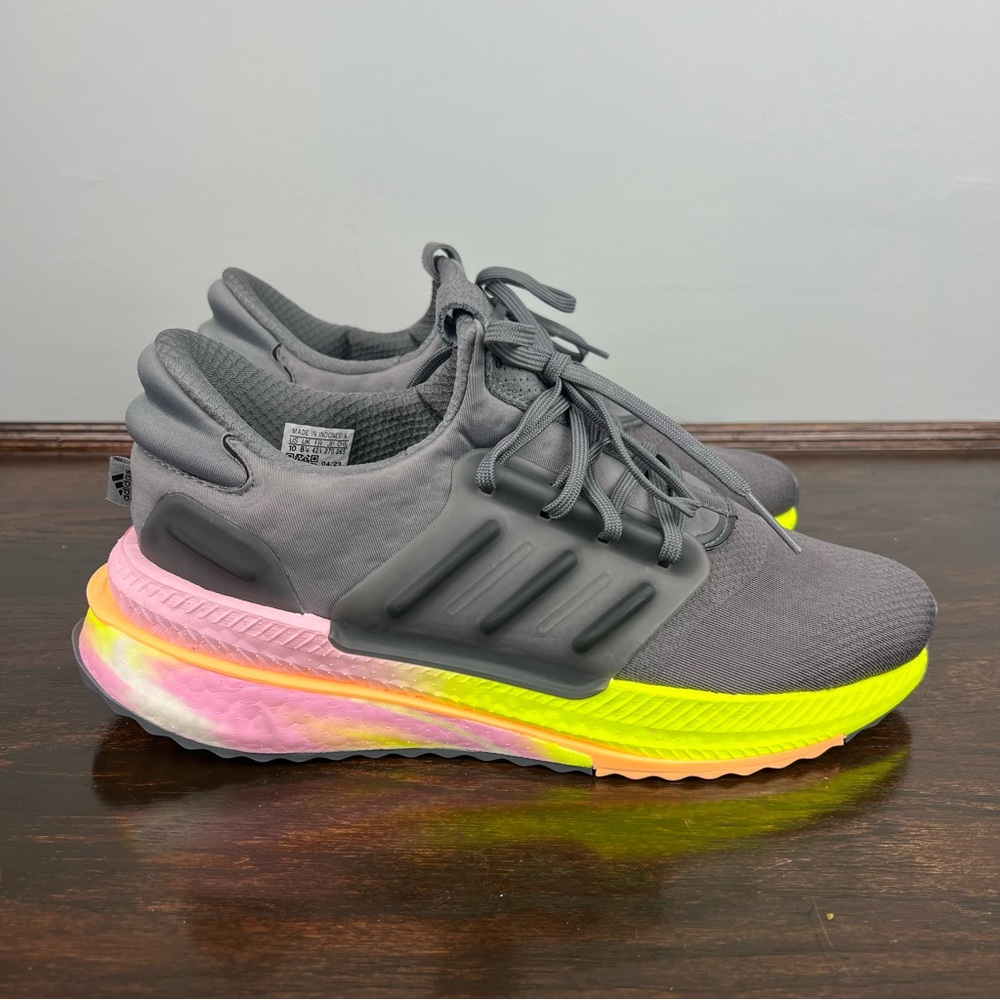 Adidas X_PLRBOOST Sneakers Womens Size 10 Running Shoes Grey Bliss Lilac - Picture 9 of 15